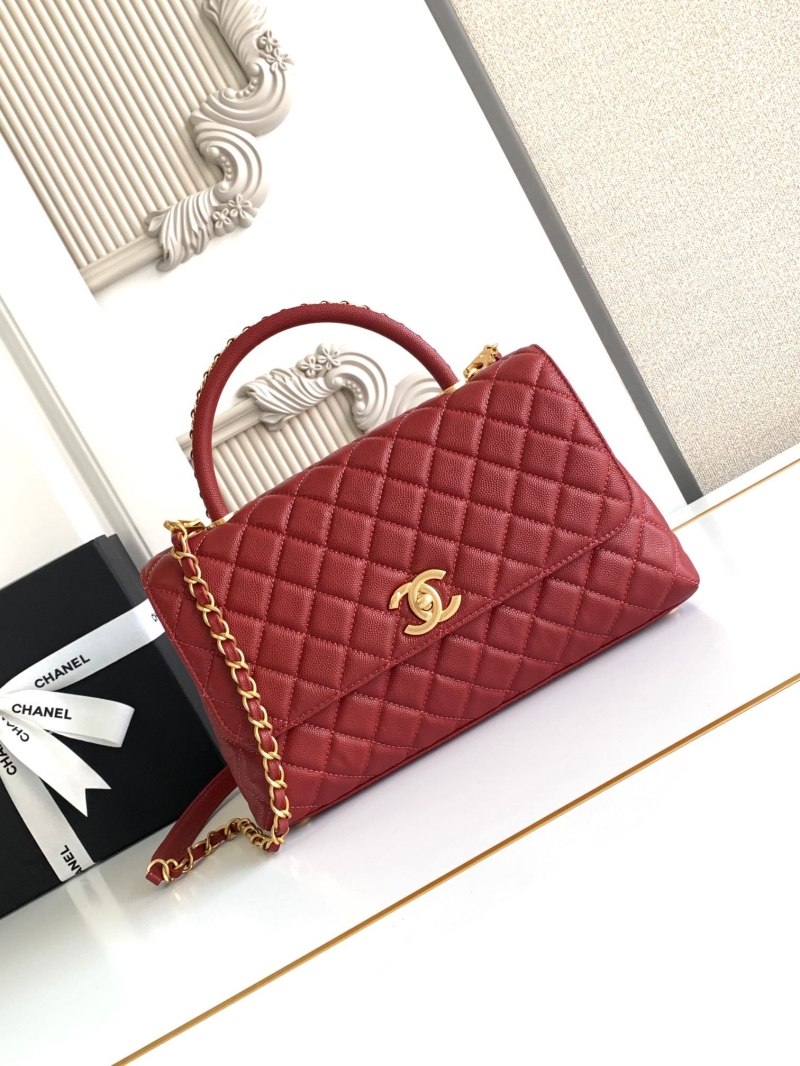 Ch**el top handle bags